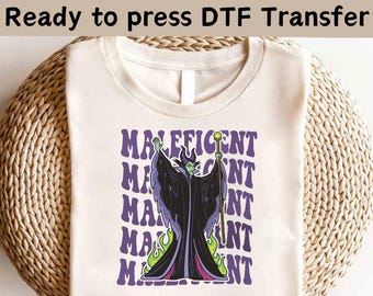 Disney Villains Maleficent DTF Transfer, Disney Villains The Evil Shirt, Disney Evil Queens DTF, Girls Trip Shirt, Evil Queen Matching Shirt