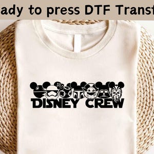 Star Wars Disney Crew DTF Transfer, Disneyland Star Wars Transfer, Disney Star Wars DTF,  Disneyland Trip Star Wars Ready To Press