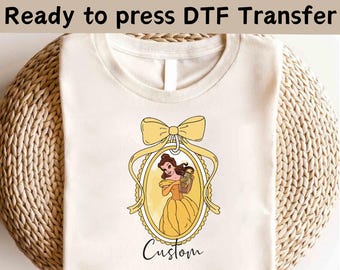 Camiseta Disney de La Bella y la Bestia, Camiseta Disney de Un Cuento Tan Antiguo como el Tiempo, Camiseta Disney de Lazo Coqueta Bella, Camiseta Disney de Princesas, Camiseta Disney de Viaje para Chicas
