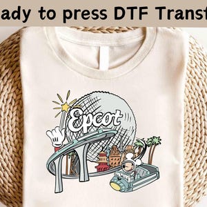 Disney Epcot Micky DTF, Disney Epcot Center DTF, Micky DTF, Disney Space Mountain Micky Shirt, Micky und Freunde Shirt, Micky Shirt
