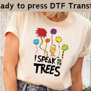 Lesen über Amerika DTF, Lorax Ich spreche für die Bäume DTF, Dr. Seuss Geburtstagsfeier Shirt, Dr. Cat Book Shirt, Lesetag Liebhaber Shirt, Lorax Shirt