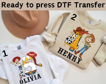 Disney Toy Story To Infinity and Darüber hinaus DTF,Birthday Boy DTF,Toy Story Passendes Shirt, Disney-Geburtstags-Mädchen-Shirt, Disney-Geburtstag Kinder Shirt