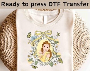 Camiseta Disney de La Bella y la Bestia, Camiseta Disney de Un Cuento Tan Antiguo como el Tiempo, Camiseta Disney de Lazo Coqueta Bella, Camiseta Disney de Princesas, Camiseta Disney de Viaje para Chicas