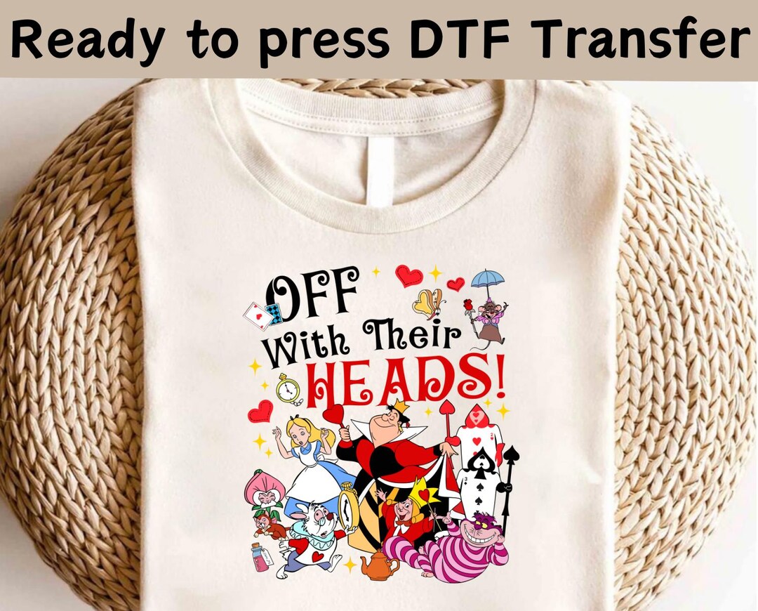 Alice in Wonderland Villain Shirt Queen of Hearts off With Their Head ...