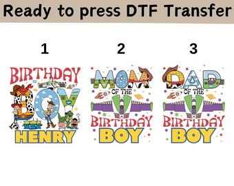 Disney Toy Story To Infinity and Beyond DTF,Birthday Boy DTF,Toy Story Matching Shirt, Disney Birthday Girl Shirt,Disney Birthday Kids Shirt