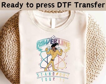 Disney Goofy Powerline Stand Out Tour 95 DTF, Disney Max Goofy Roxanne Powerline Shirt, Disney Goofy DTF, Disney A Goofy Movie Shirt