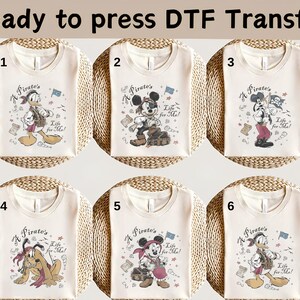 Disney Mickey And Friends Pirate DTF, Disney Pirate Crew DTF, Disney Family Cruise DTF, Mickey and Friends Cruise Shirt,Cruise Squad Shirt