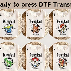 Disneyland Toy Story California Character DTF, Disney Toy Story DTF, Woody Buzz Shirt, Disney Toy Story Family Shirt,Toy Story Gift Shirt
