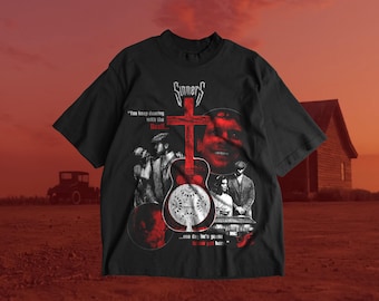 Sinners Movie T-Shirt | Vintage Horror Comic Style, Halloween Tee
