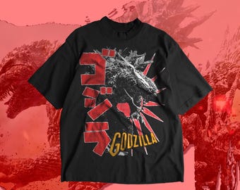 Licenza Ufficiale Godzilla Vintage T-Shirt