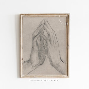 Vintage Lover&#39;s Hands Sketch | Hand Drawing Sketch | Printable Art | Romantic Wall Decor | Gift for Couples | Digital Print | 00017