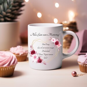 Humorous Mother&#39;s Day mug, tribute to strong moms mug, mug with cheeky humor, unusual gift for Mother&#39;s Day, mug with saying