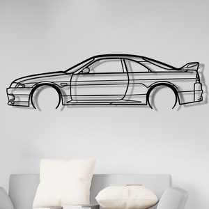R33 Theme Metal Wall Art: Garage Decor Sign