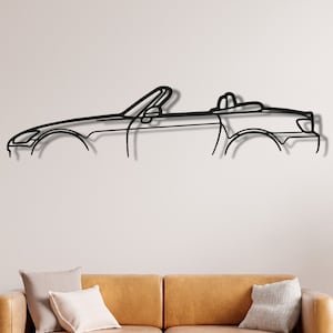 S2000 Theme Metal Wall Art , S2000 Metal Garage Sign , S2000 Gift Metal Decor , S2000 Man Cave Decor , S2000 Garage Gift