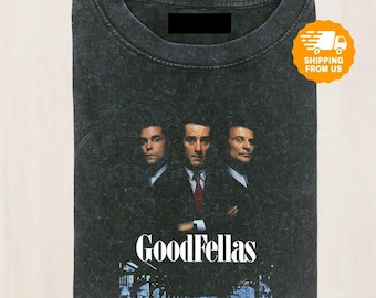 Goodfellas Poster Comfort Colors, 1990 Mob Movie Tee Shirt, Classic Mafia Film Tshirt, Retro Gangster Graphic Shirt, Gift For Fan