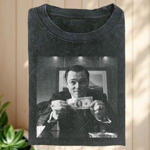 The Wolf of Wall Street Shirt, Jordan Belfort T-shirt, Leonardo DiCaprio, Funny Movie Tee, Street Style Shirt, Gift Idea