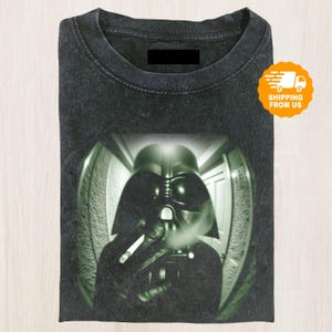 Tuxedo Darth Vader Peephole Comfort Colors Shirt, Funny Star Wars Meme Tee, Edgy Dark Humor Graphic Shirt, Funny Gift For Fan