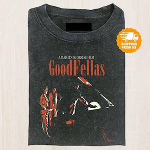 Goodfellas Comfort Colors Shirt, Minimalist Gangster Movie Tee, Retro 90S Film Shirt, Martin Scorsese Graphic Tee, Gift For Fan