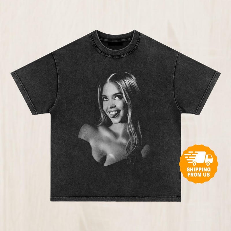 T-Shirt Sydney Sweeney – Maglietta In Cotone 100% Con Collo Rotondo A Coste, Morbida E Traspirante, Colore Nero, Stile Classico E Casual