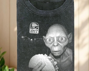 Goblin & Taco Ring Comfort Colors Shirt, Movie Meme Tee, Precious Taco, Movie Shirt, Golum Foodie, Gift for Movie Fans