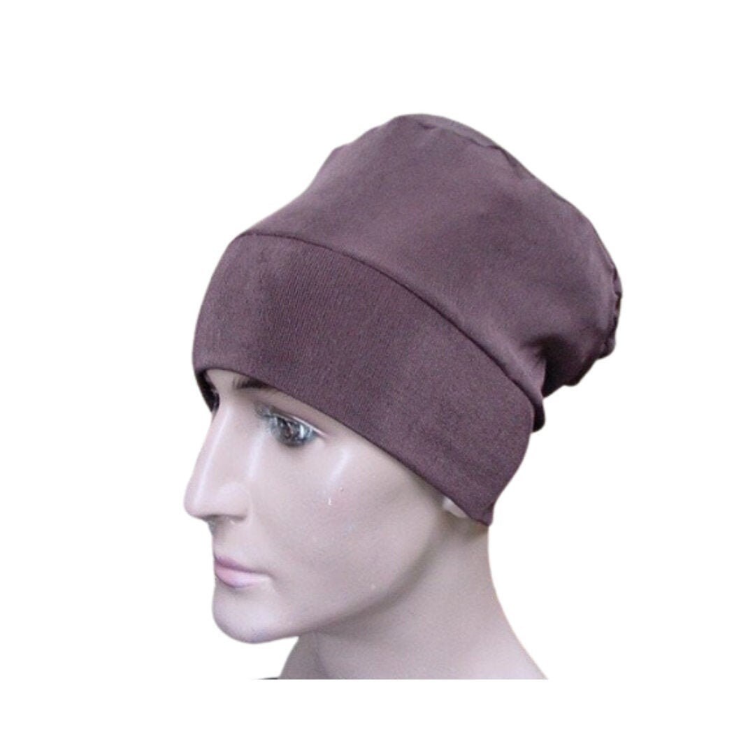 Men's Brown Beanie Hat Rasta Hat for 