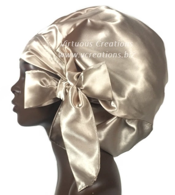 Satin Sleep Bonnet Satin Cap Single 