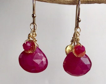 Valentine's Ruby Earrings