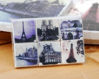 Paris Magnet Collection - set of 6