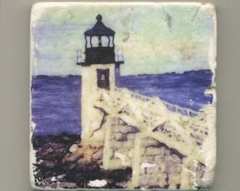 Marshall Point Lighthouse in Maine Original Coaster