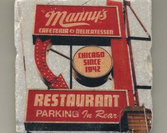 Manny's Cafeteria and Delicatessen in Chicago - Original Coaster