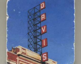 Davis Theater -  Original Coaster