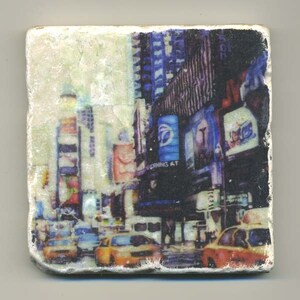 Times Square in New York - Original Coaster bild 1