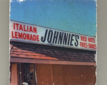 Johnnie's Beef in Elmwood Park - Original Coaster