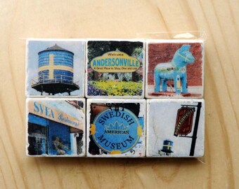 Andersonville Magnet Series - set of 6