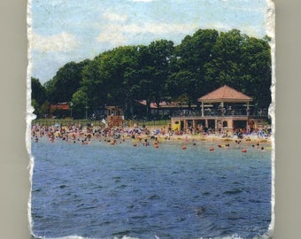 Riviera Beach in Lake Geneva, WI - Original Coaster