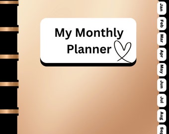 Monthly Planner and Prayer