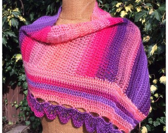 Infinity scarf crochet pattern, simple scarf pattern, crocheting neckwarmer pattern, crocheted cowl neck pattern, Boho crochet pattern