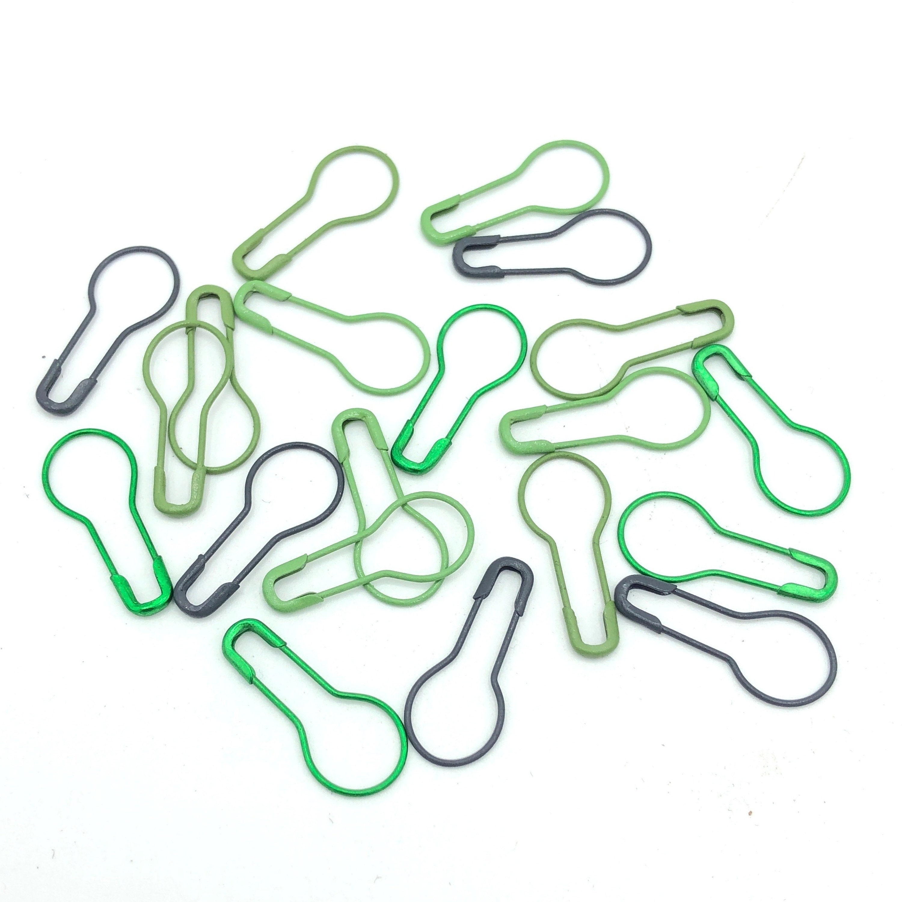 Art & Collectibles Fiber Arts Set of 20 Knitting Stitch Markers Bulb