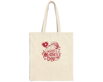 Sac fourre-tout en toile de coton Happy Mothers Day