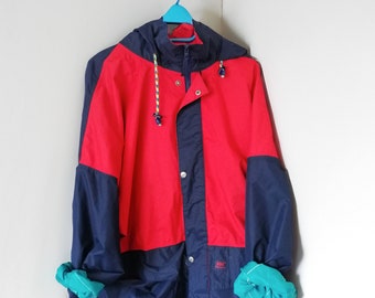 Helly Hansen vintage rainjacket, vintage of the 90s, vintage 90s, vintage jacket, vintage oversize, oversize jacket,
