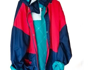 Helly Hansen vintage rainjacket, vintage of the 90s, vintage 90s, vintage jacket, vintage oversize, oversize jacket,