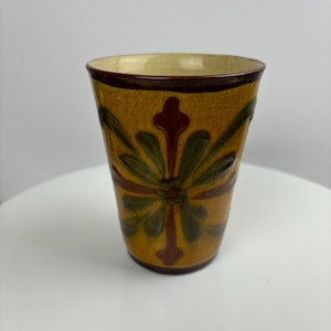 Antik Hart and Moist of Exeter keramikbägare 10,5 cm hög.