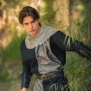 Lawrence Deluxe Knight Tabard chequered for Fantasy Medieval LARP or Ren Faire Cosplay