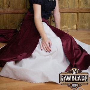 LARP LARP Isabela Doppel-Rock für Jahrmarkt, Cosplay, Reenactment - Isabela Deluxe Kostümteil
