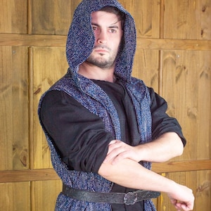 Janus Tunic Rustic - Fantasy Medieval LARP Tunic - Versatile Cosplay Outfit for Ren Faire, Druid, Ranger, Viking Costumes