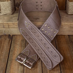 Authentic Lombard Wide Belt for Medieval Fantasy LARP, Cosplay, Renaissance Faire, Viking & Druid Costume