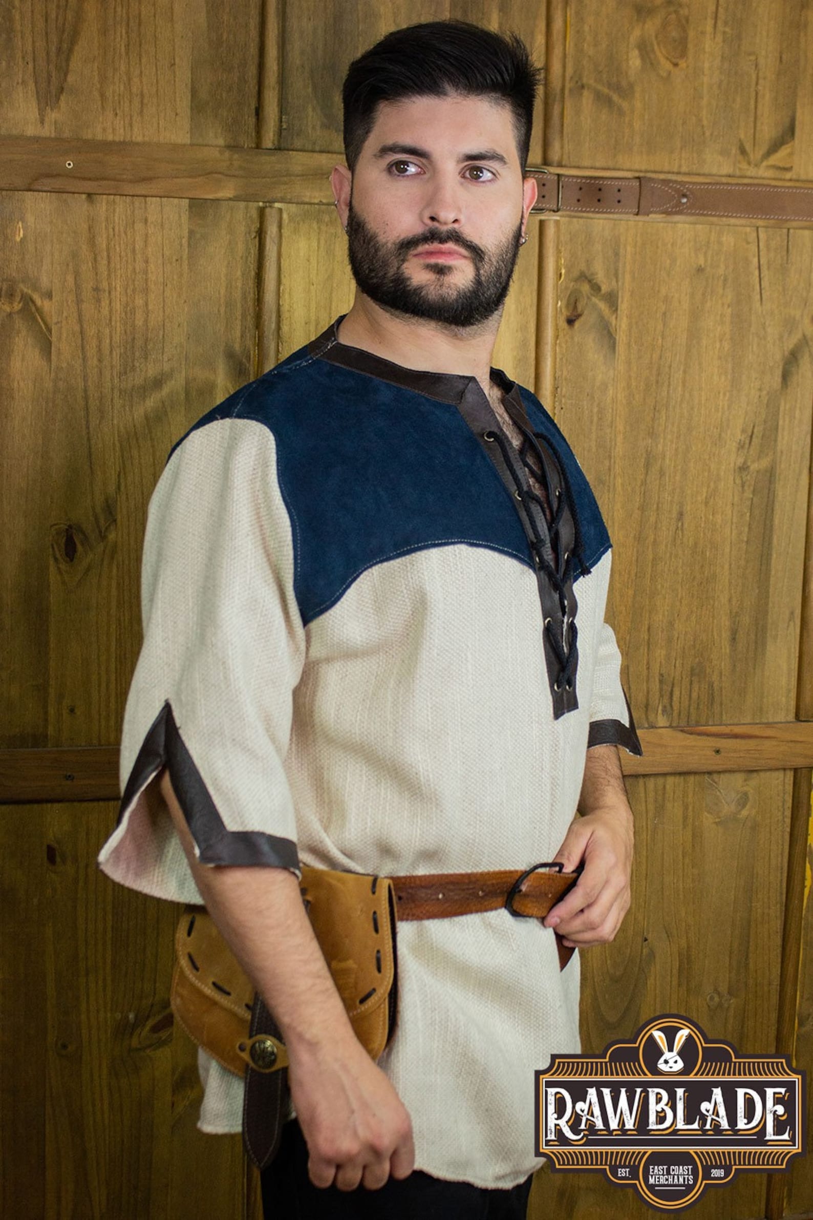 Fantasy Medieval LARP Deherd Overtunic - Cosplay Ren Faire Ranger Druid ...