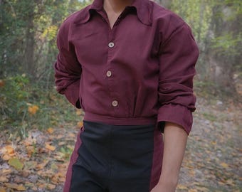 Torres, the duelist's pants Black Red Medieval Fantasy : LARP, US Duty Free!!*, Cosplay, Renaissance Faire, Druid, Ranger, Viking Costume