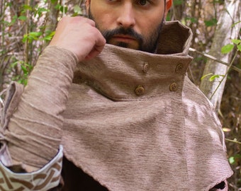 Medieval Alban Gugel Hood: LARP, Renaissance Faire, Cosplay, Celtic Fantasy, Viking Reenactment Costume. US Duty Free!!*