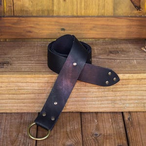 Fantasy Medieval Lara Round Ring Belt for LARP, Cosplay, Renaissance Faire, Druid, Ranger & Viking Costume